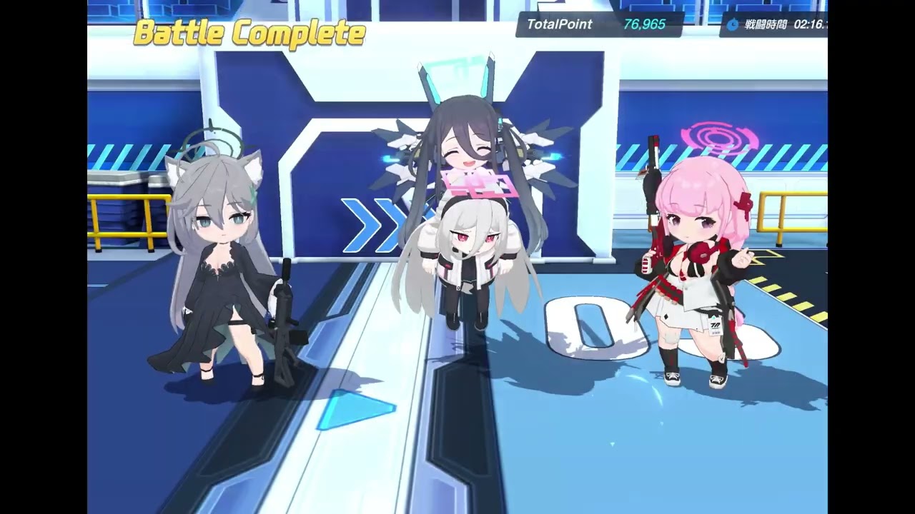 【ブルアカ】4.5周年勢の合同火力演習　防御演習オール4クリア125枚　【ブルーアーカイブ】