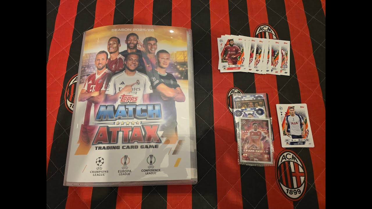 PRZESYŁKA OD JÓZKA I JAKUBA - UZUPEŁNIAM ALBUM KARTAMI Z KALENDARZA - TOPPS MATCH ATTAX 25/26!!!