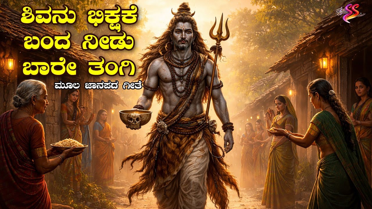 ಶಿವನು ಭಿಕ್ಷಕ್ಕೆ ಬಂದ ನೀಡು ಬಾರೇ ತಂಗಿ | Shivanu Bhikshake Banda | Sri shiva Janapada geethe | Folk Song