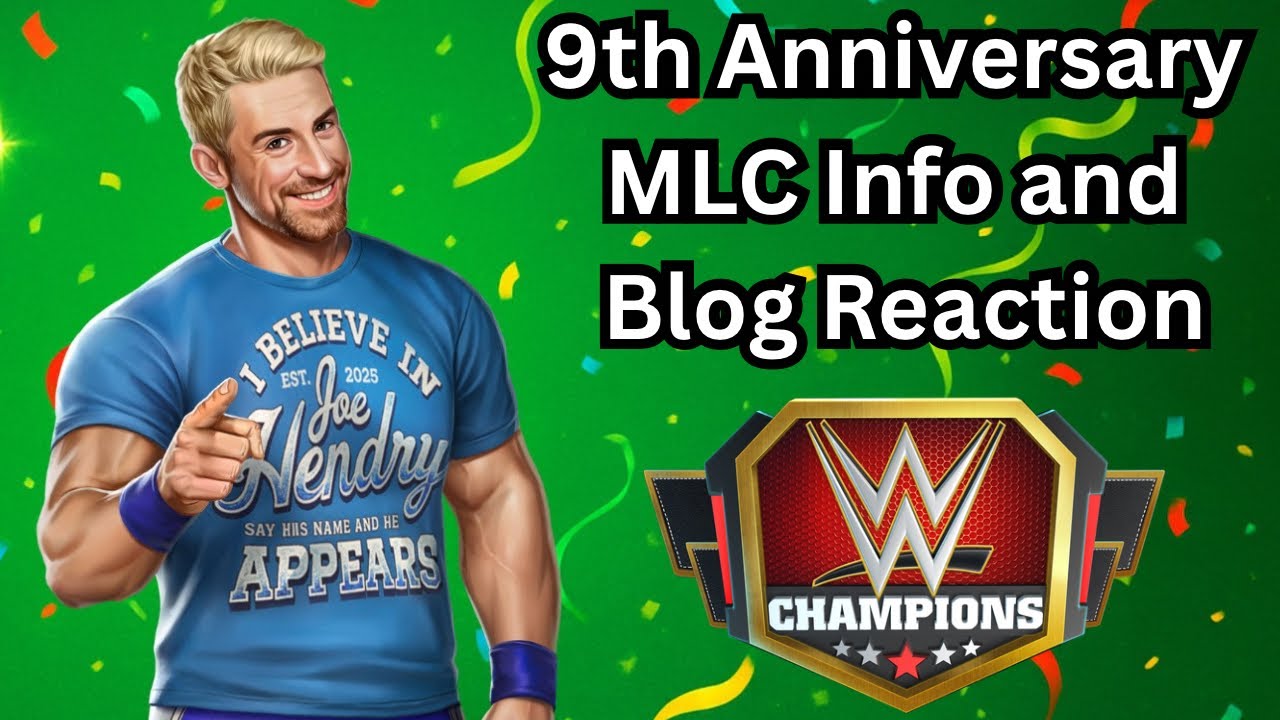 Джо Хендри здесь — информация к 9-й годовщине — чемпионы WWE