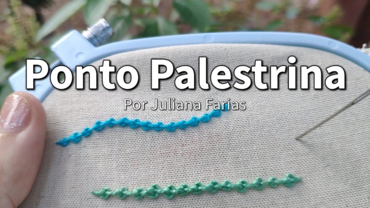 Bordando ponto PALESTRINA