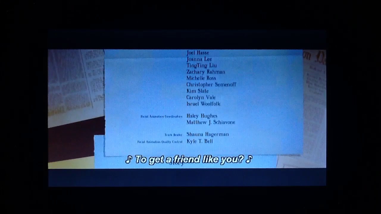 MISSING LINK(2019) END CREDITS.