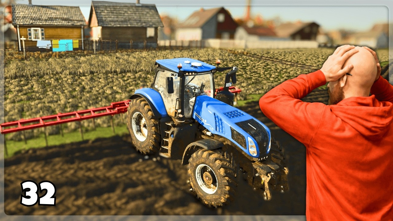 I Ploughed Into The Neighbors Backyard On Accident | Mega Farm Survival Challenge Ep 32