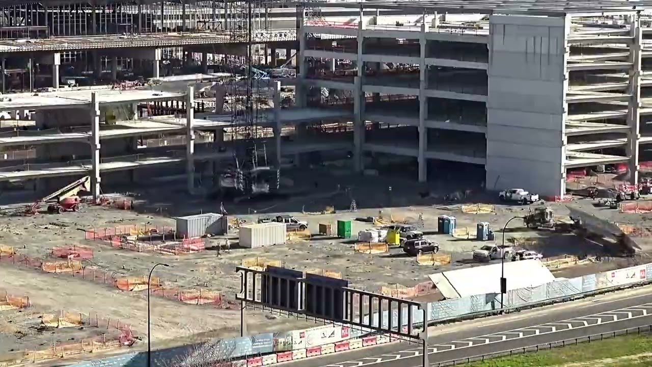 Newark Liberty International Airport Conrac Facility timelapse