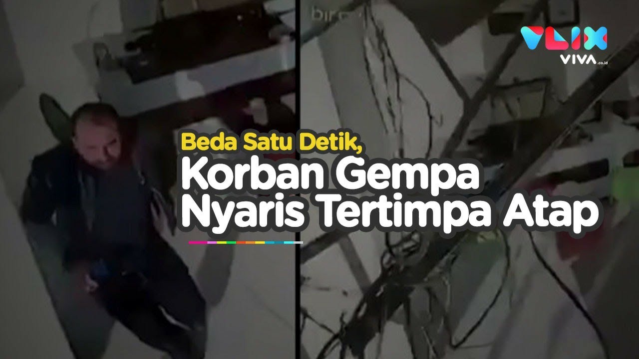 Gempa Turki, Detik-detik Atap Kantor Roboh Nyaris Timpa Karyawan!