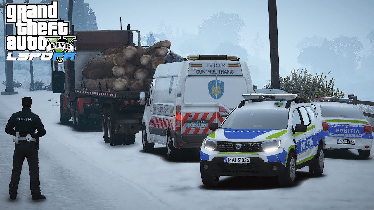 CONTROL OF WOOD TRUCKS | WOOD MAFIA | ROMANIAN POLICE | GTA 5 | LSPDFR | ROMANIA | Ep.5