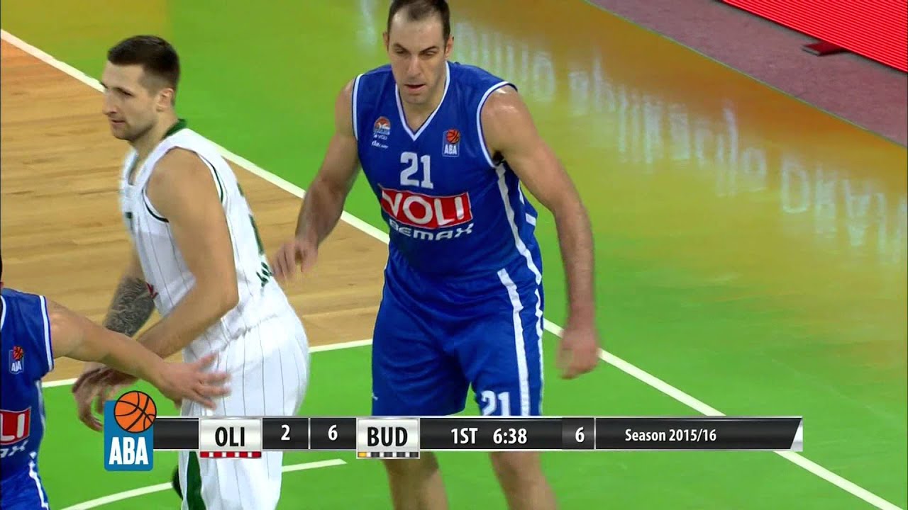 ABA Liga 2015/16, Round 7 match: Union Olimpija - Budućnost VOLI (24.10.2015)