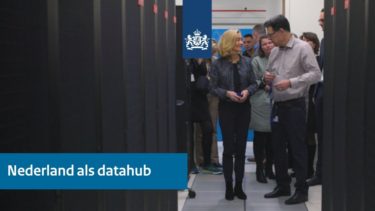 Nederland als datahub | Minister Adriaansens op bezoek bij AMS-IX