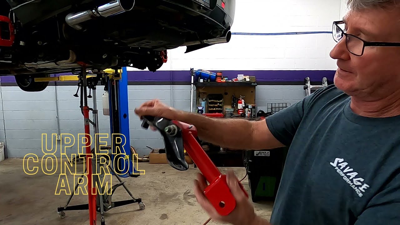 How to install rear upper and lower control arms on a 2008 Mustang Bullitt