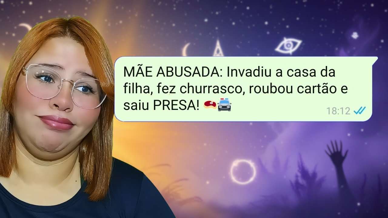 MÃE ABUSADA: Invadiu a casa da filha, fez churrasco, roubou cartão e saiu PRESA! 🥩🚔