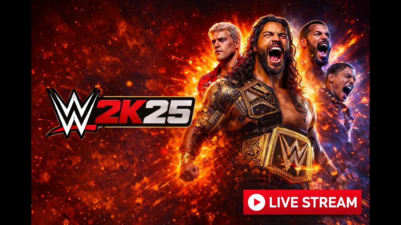 WWE 2K25 LIVE Gameplay | Epic Matches, Bloodline Showcase & Online Battles!