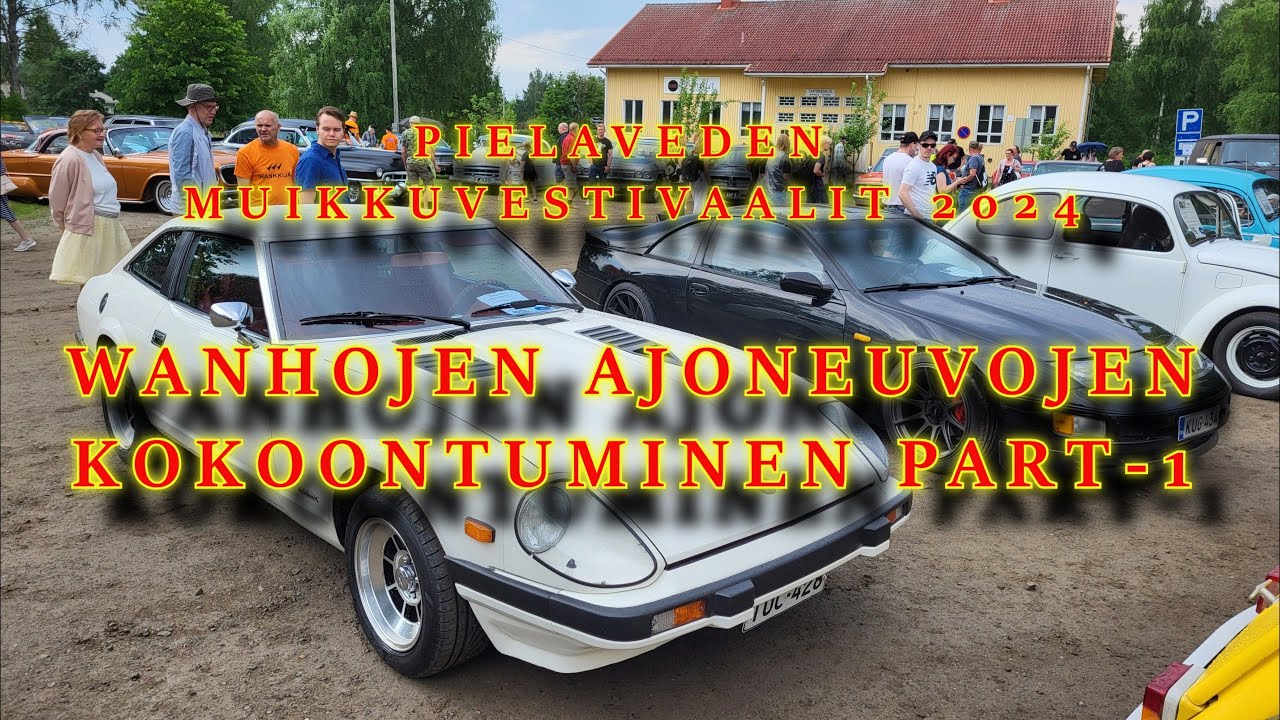 Pielaveden Muikkuvestivaalien 2024 Wanhojen Ajoneuvojen Kokoontuminen Part -1