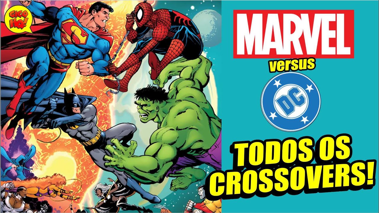 SUPERENCONTROS! TODOS os CROSSOVERS Marvel e DC!