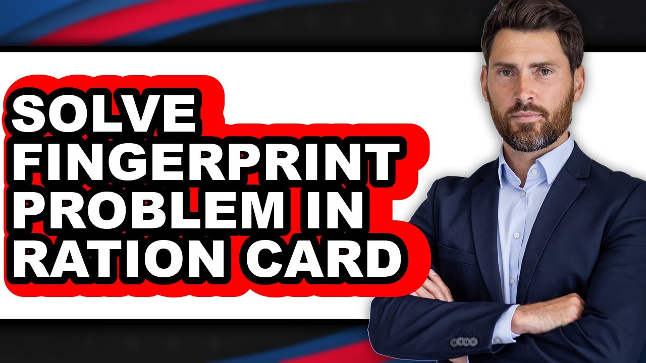 How to Solve Fingerprint Problem in Ration Card (full Guide)