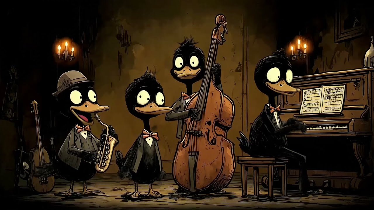 Black Ducks Cool Jazz Band: Uplifting Instrumental Music for Focus & Working