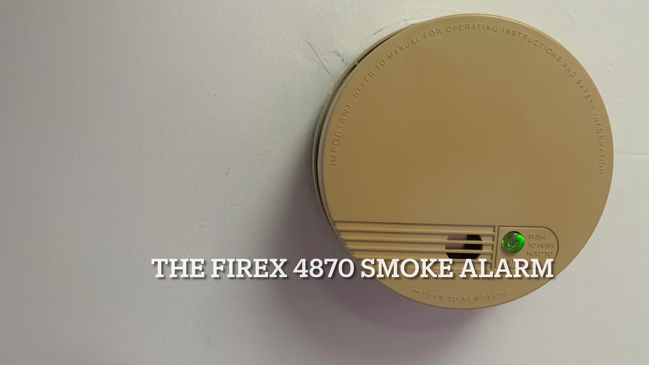 Installing a battery in a Firex 4870 smoke alarm