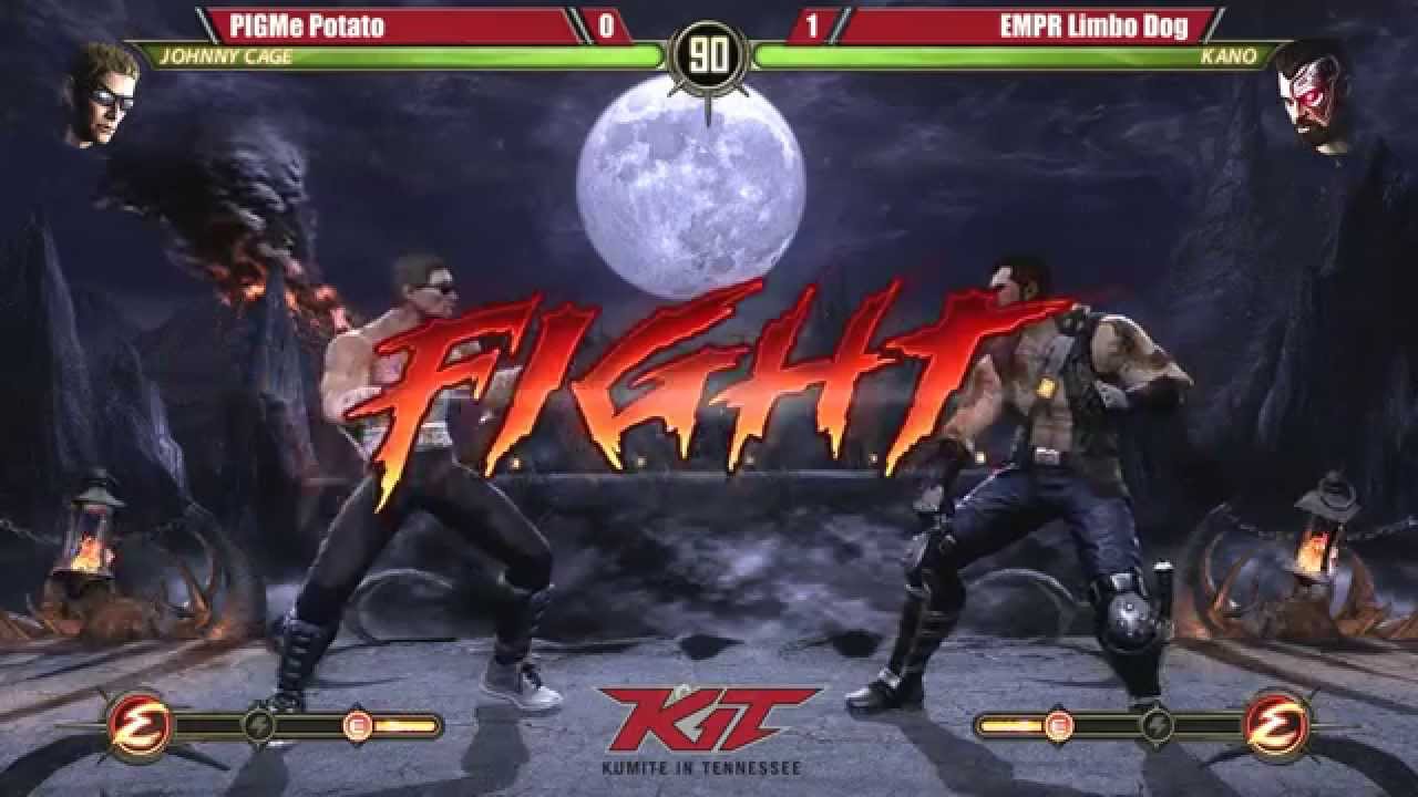 MK9 @ KIT15 - PIGme Potato (Cage/Kung Lao) vs EMPR Limbo Dog (Kano/Kung Lao) [720p/60fps]