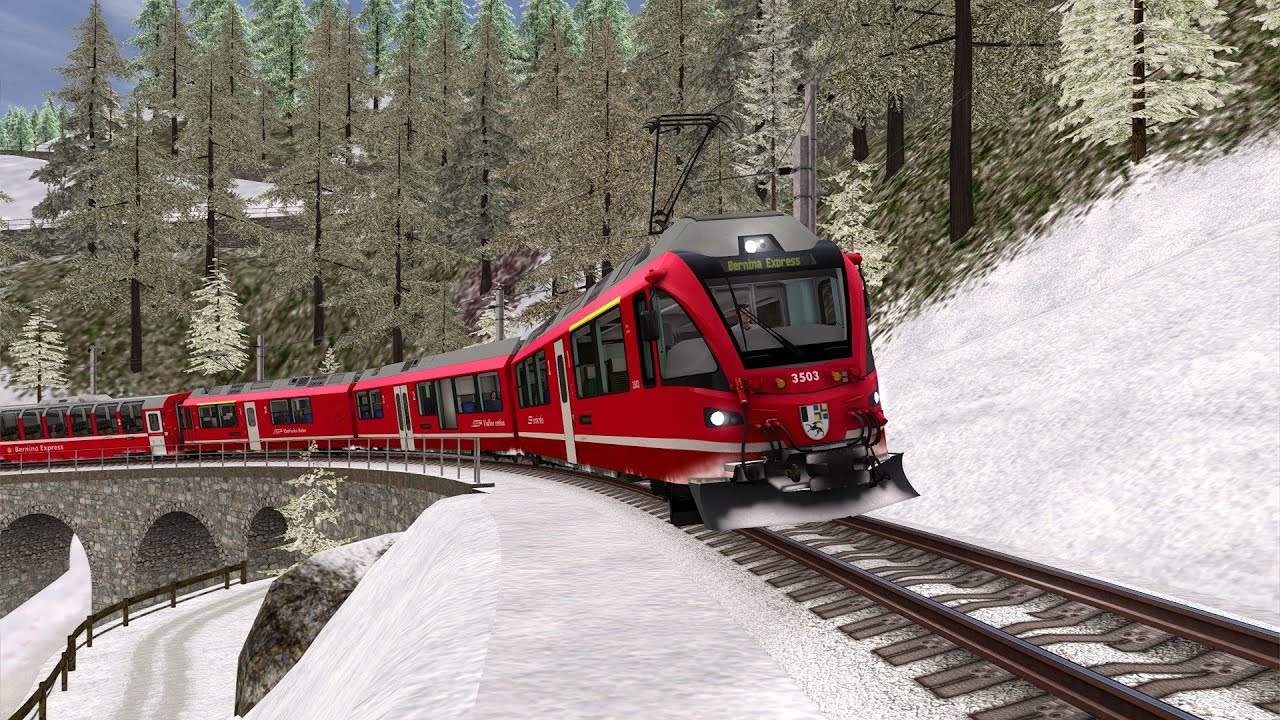Train Simulator Folge 278 | Bernina Express Richtung Norden | RhB