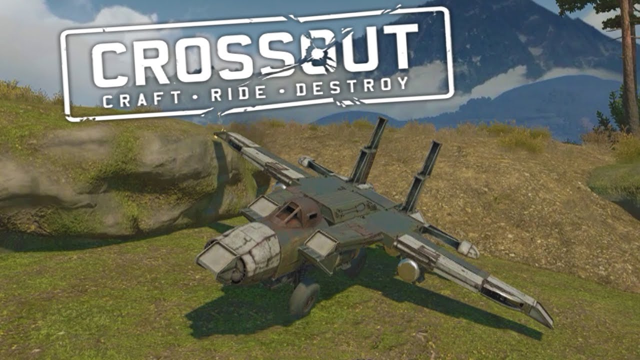 Best Crossout Builds | F-18 Jet, Giant Attack Bee, & More! | Mad Max Meets Besiege