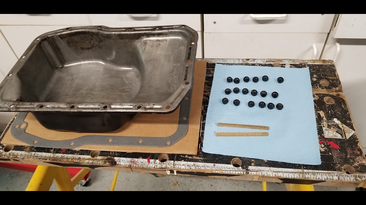Nigel the 1977 MGB oil pan gasket and front and back bearing seals