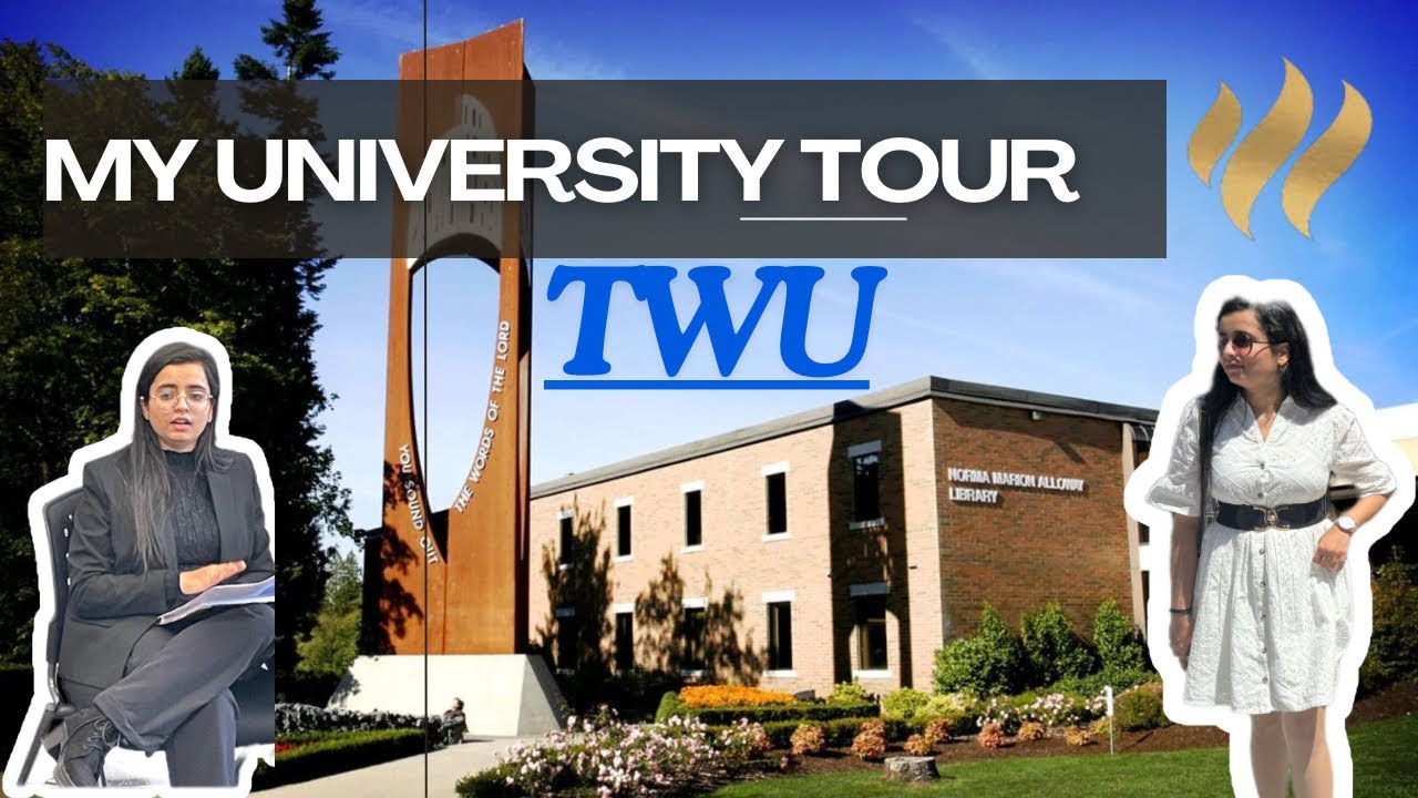 Trinity Western University | Campus Tour | A day at TWU 🧑‍🏫🎓🇨🇦