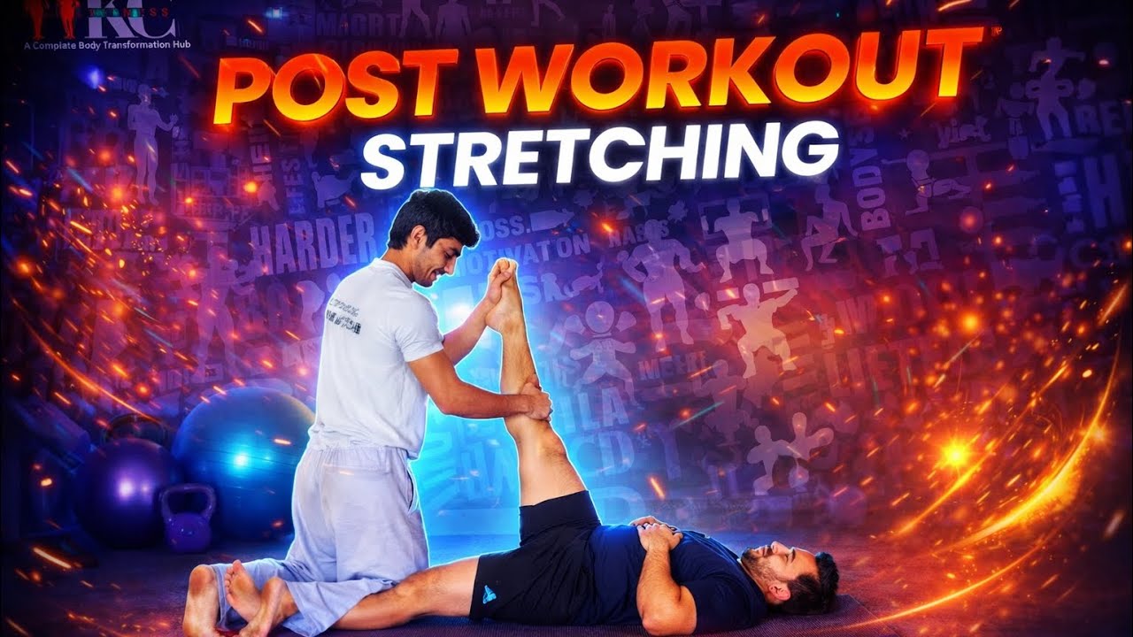 Best Post Workout Stretching Routine | Reduce Soreness & Build Mobility | KC FITNESS INDIA