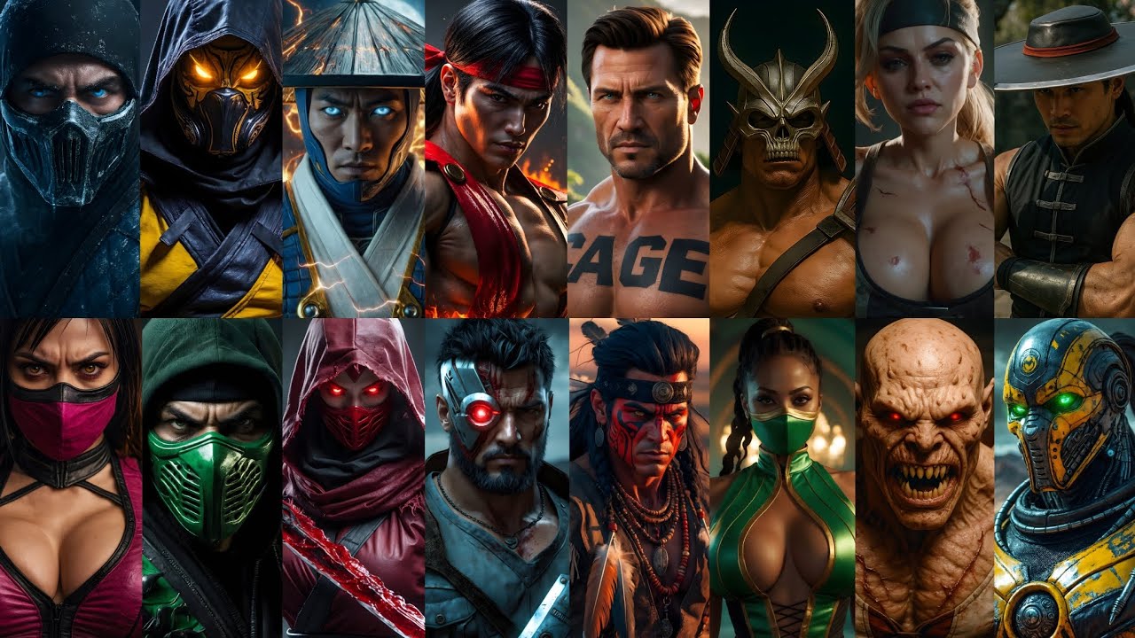 Mortal Kombat AI Art Showcase ROUND 7