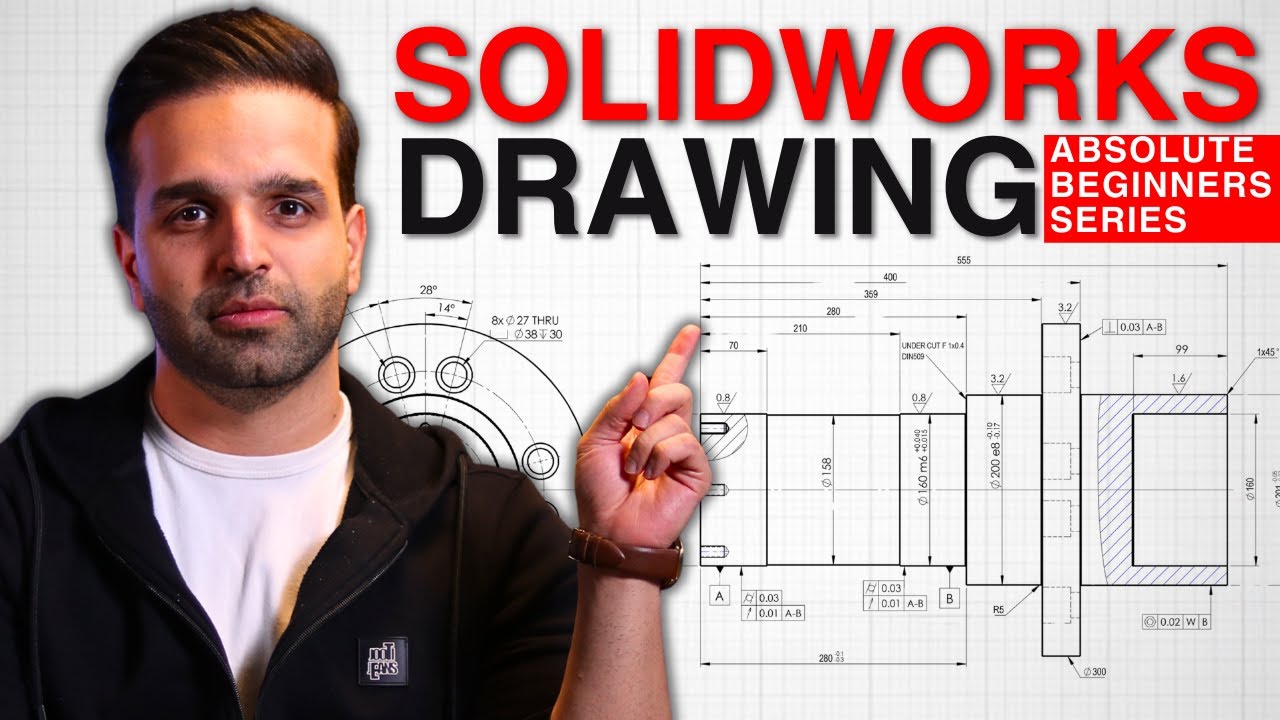 SolidWorks Drawings Step-by-Step | Session 5 for Absolute Beginners