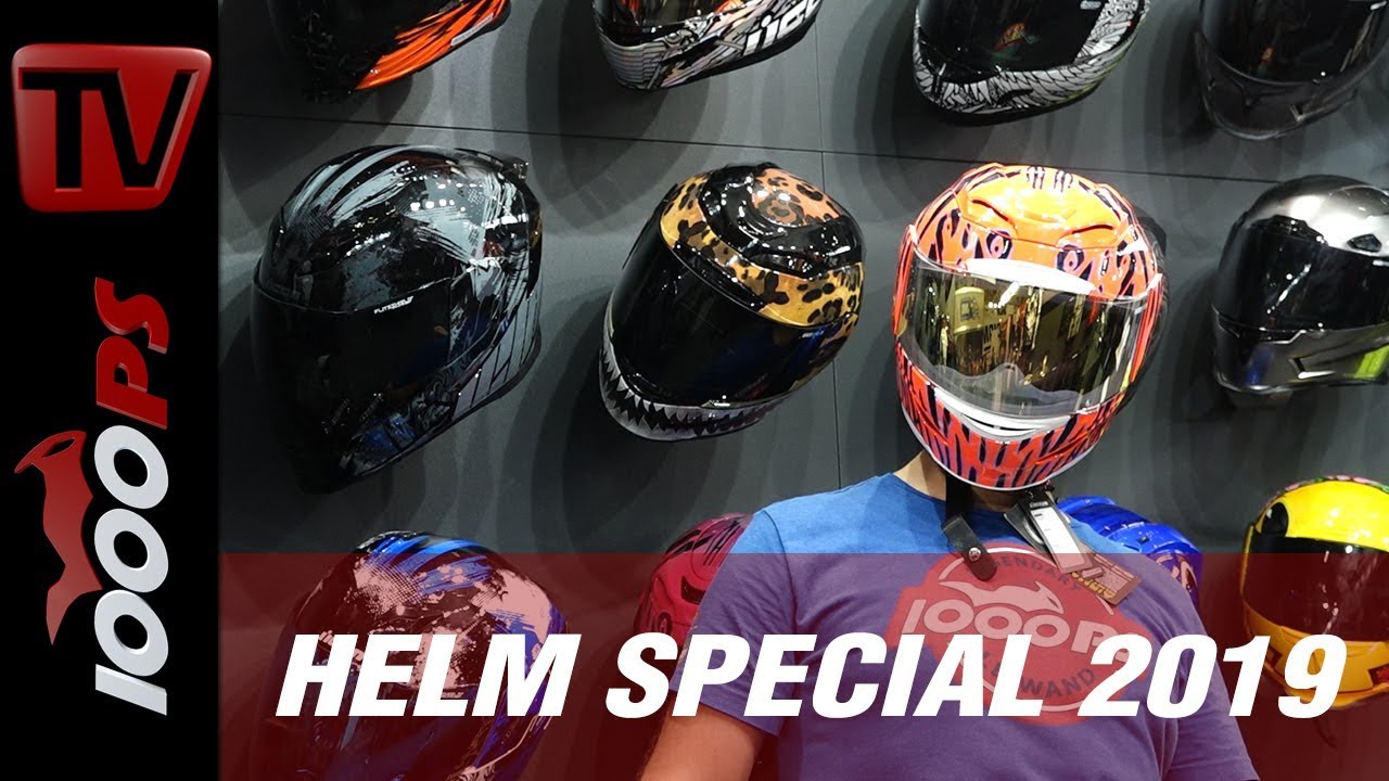 1000PS Helm Special 2019 – Vauli zeigt die neuesten Innovationen und Trends beim Kopfschmuck!