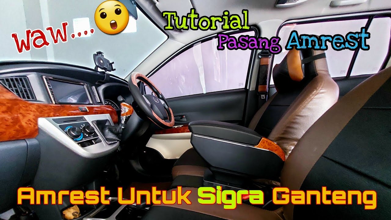 Amrest Luxury Calya | Sigra ( Tutorial pasang Amrest Sigra )