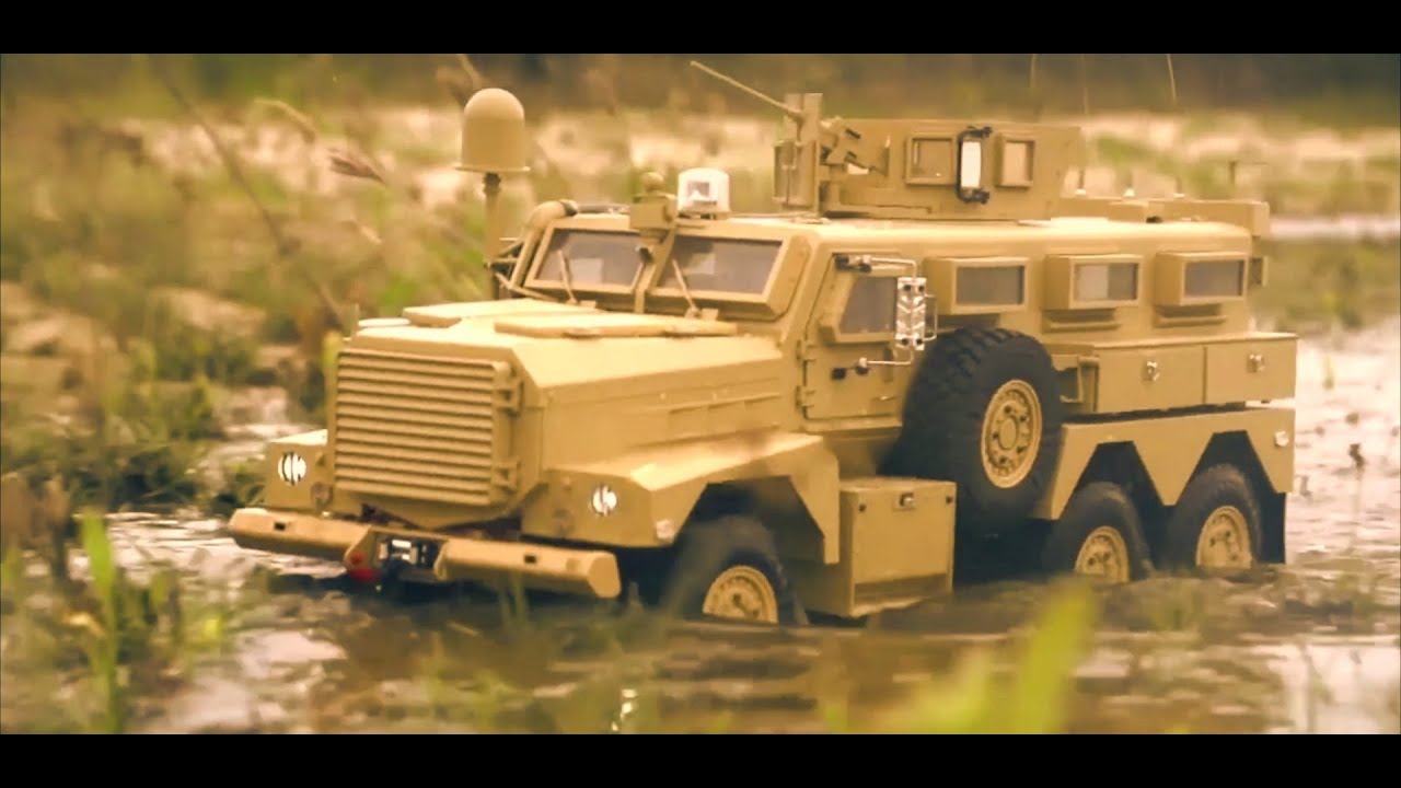 NEW HG P602 Military 6x6 MRAP, explosion proof RC
