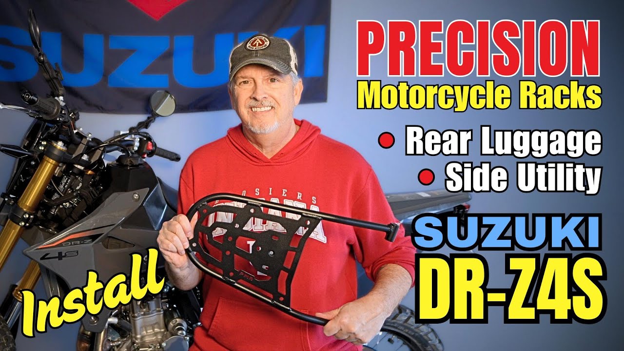 Установлены багажники на мотоцикл DRZ4S 2025 года | Precision Motorcycle