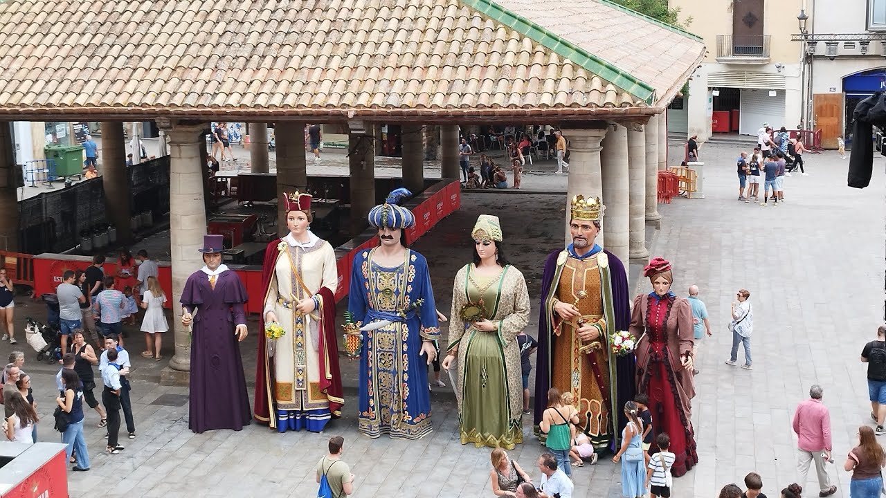 Rebuda dels Gegants de Tarragona - La Convidada de Granollers 2023