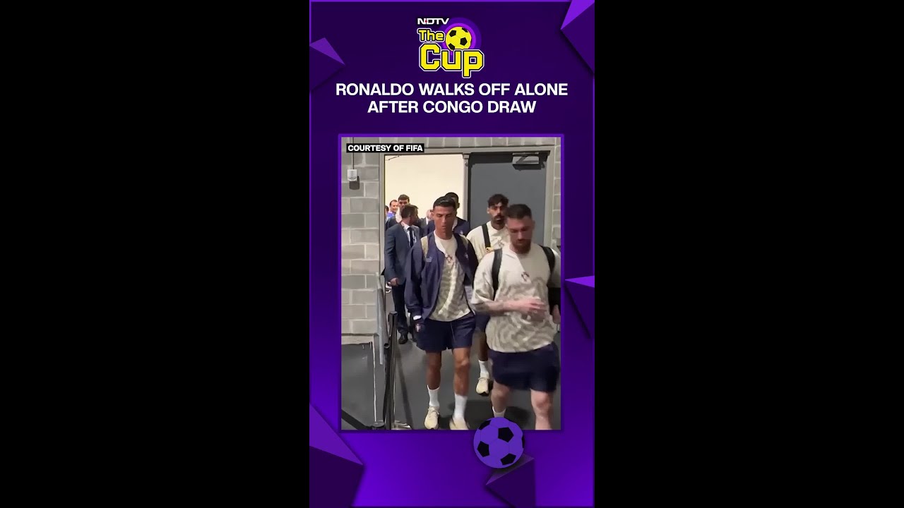 FIFA World Cup | Frustrated Cristiano Ronaldo Leaves Stadium Alone After Portugal vs Congo Draw