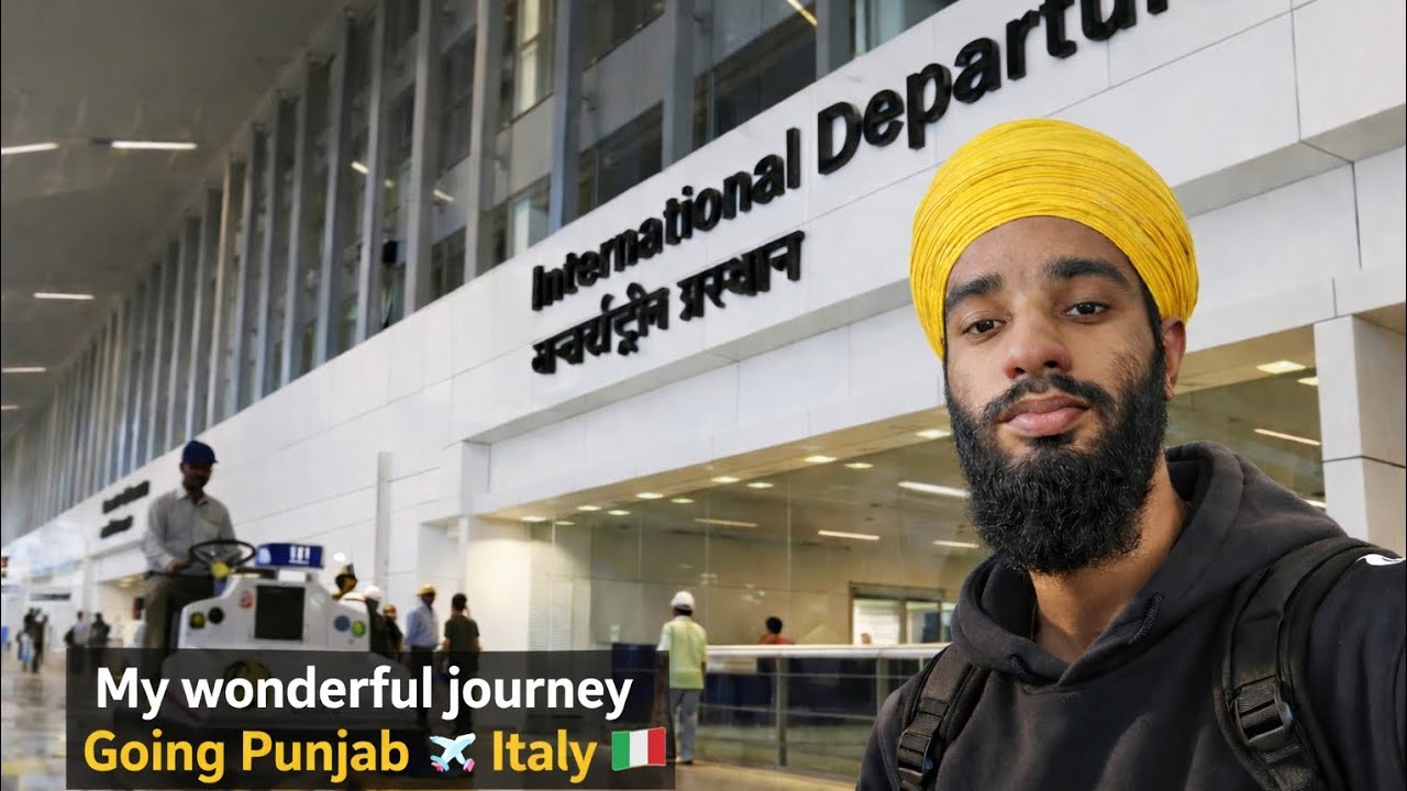 I’m Very Excited! From Punjab to Italy ✈️ My Wonderful International Journey Begins 🇮🇹 | Travel Vlog