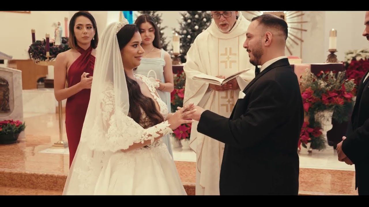 Boda en Miami | LUCIANA Y ROGER | Wedding Film en iglesia divina providencia