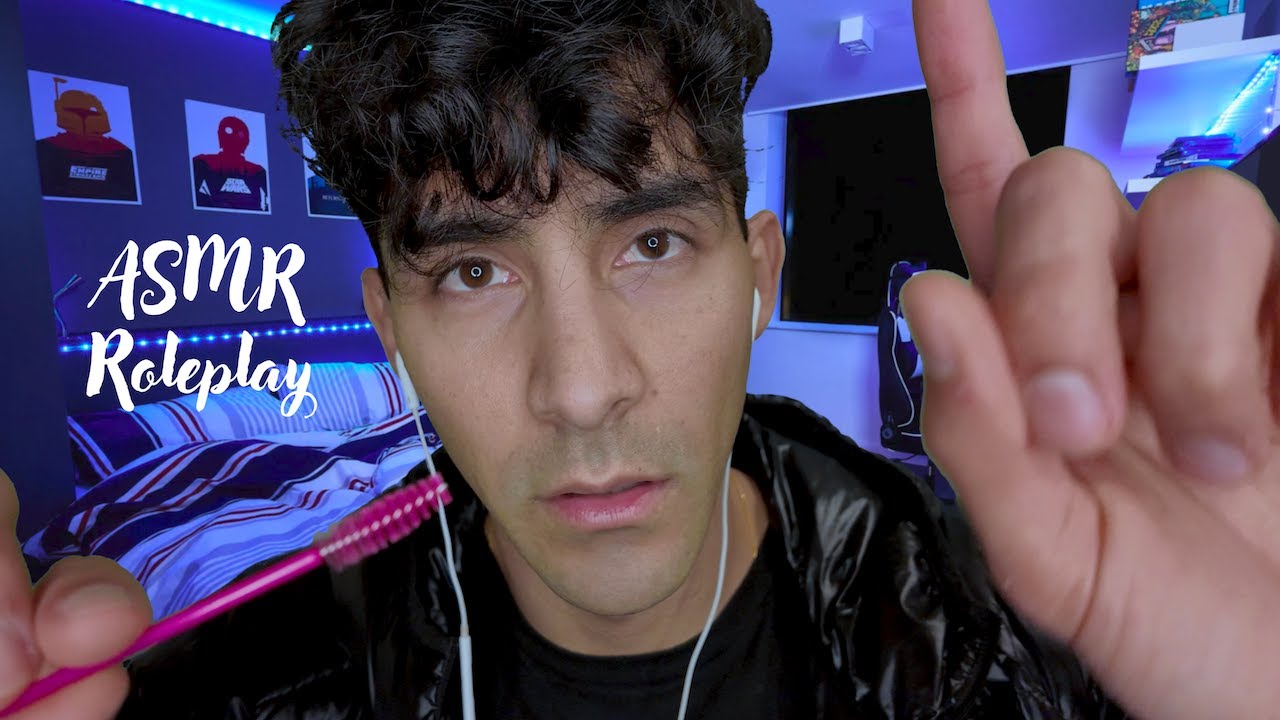[ASMR] Your friend does your makeup (Role play)
