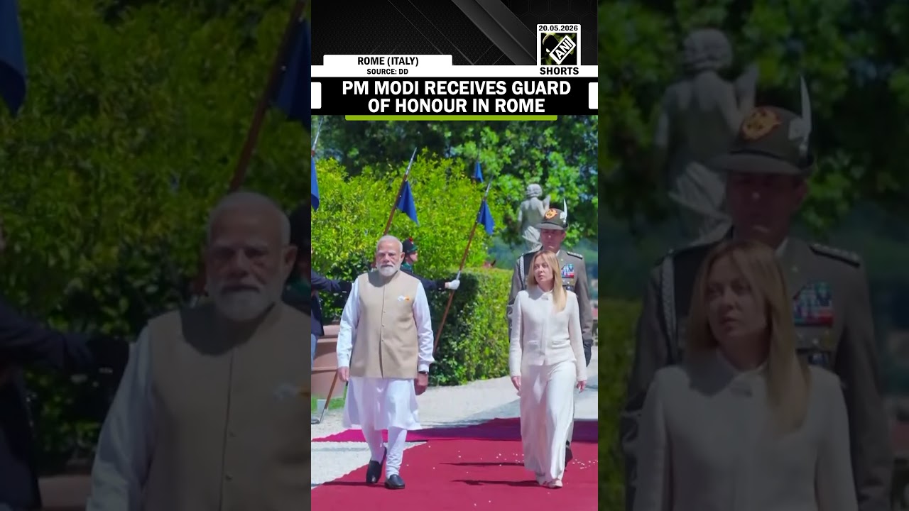 PM Modi receives guard of honour in Rome, Italy | PM Meloni | #Melodi
