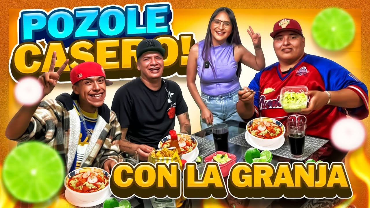 INVITO A ​⁠@la granja sanitaria oficial  A COMER POZOLE // se puso bueno el cosichismiando 😂