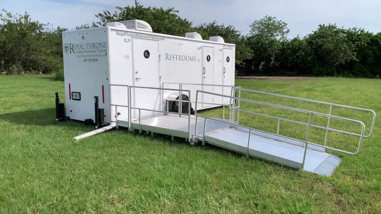 Royal Throne Luxury Restroom Trailers | Disability Accessible Restroom