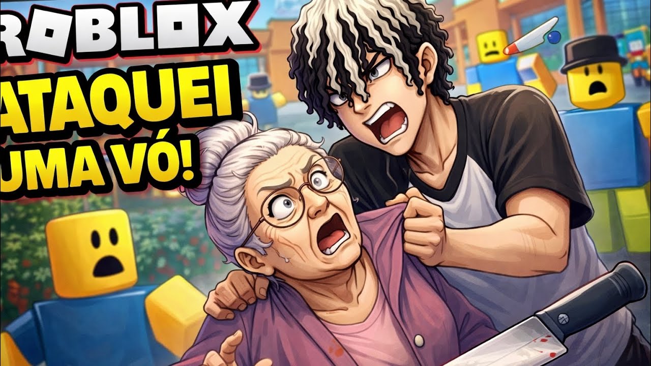 ATAQUEI A VOVÓ😂👵 | Roblox |