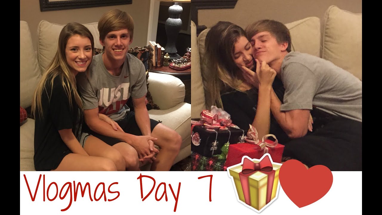 VLOGMAS DAY 7 // gift exchange with landon