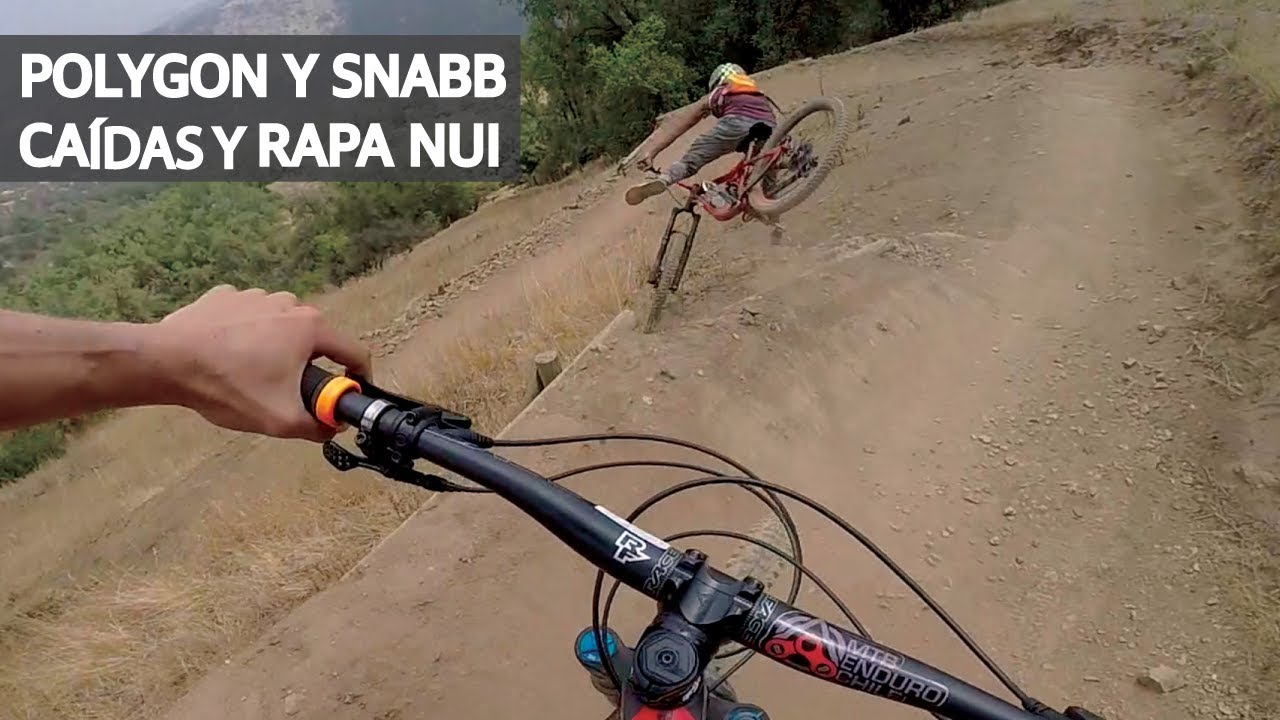 Enduro con la Polygon, la Snabb y la Fat Bike en el Bike Park con los Chicos de Rapa Nui!