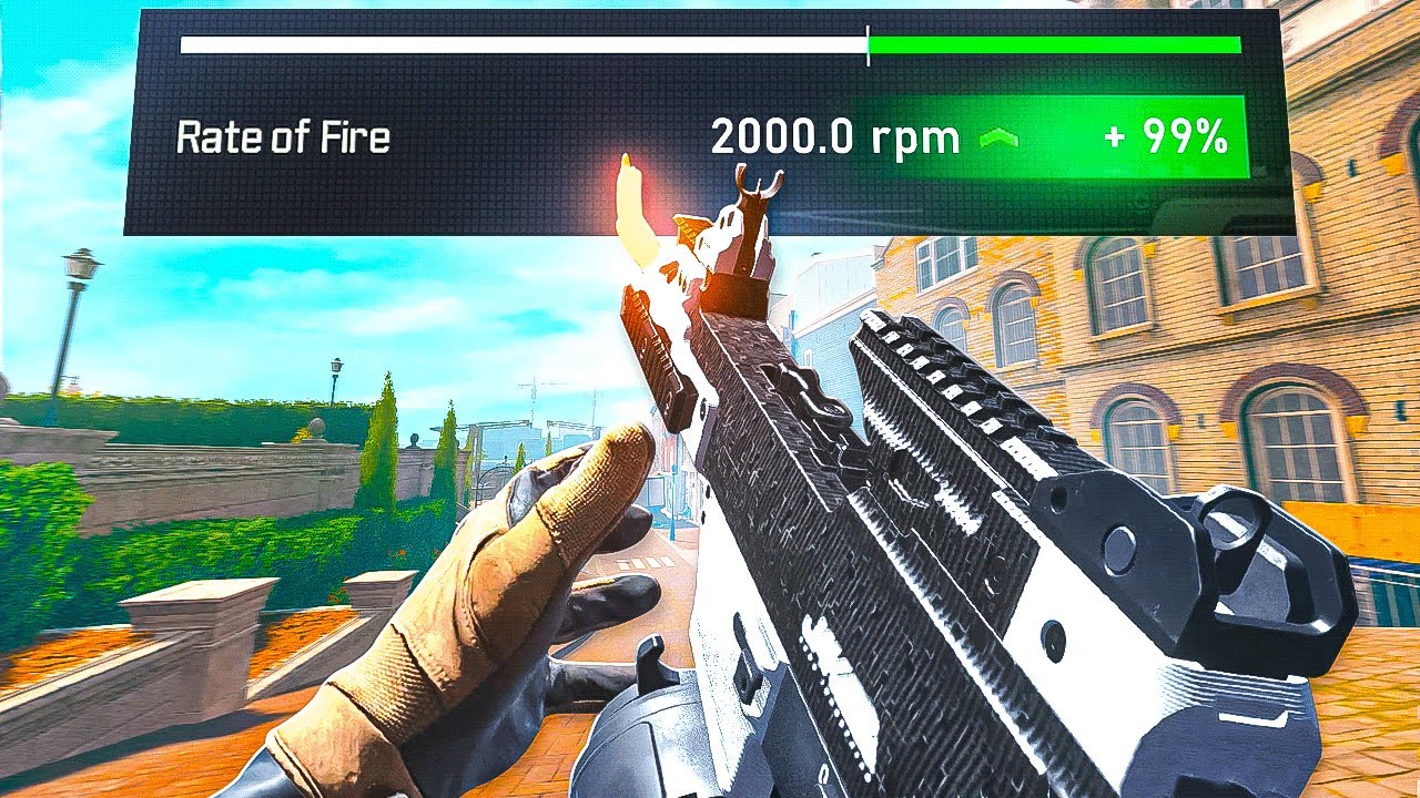 WORLDS FASTEST FIRING GUN IN WARZONE!