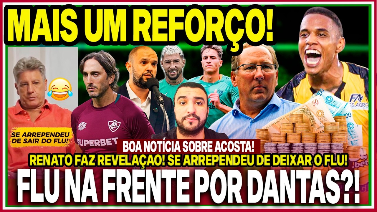 🚨REVIRAVOLTA POR DANTAS?! RIVAL SEM GRANA NA MÃO! ZUBELDIA PEDIU MAIS UM REFORÇO!😂RENATO SURPREENDEU
