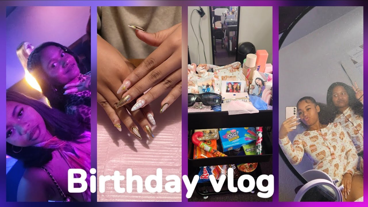 BDAY maintance (Nail appt, lashes, Bestie surprised me)