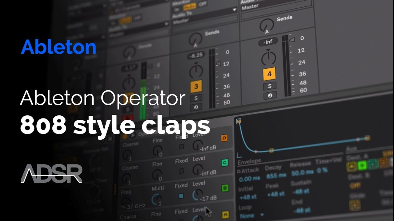 808 style claps with Ableton Operator