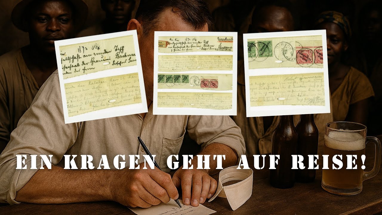 Alles auf einem Kragen, wenn keine Postkarte zur Hand ist!