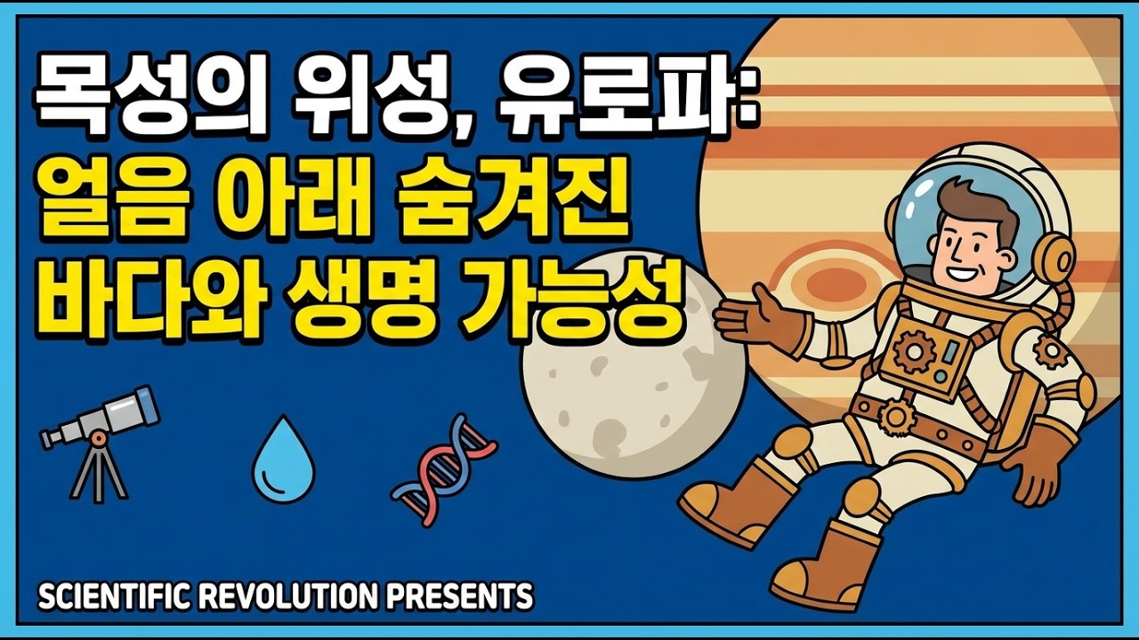 유로파, 목성의 얼음 아래 숨겨진 비밀은?
