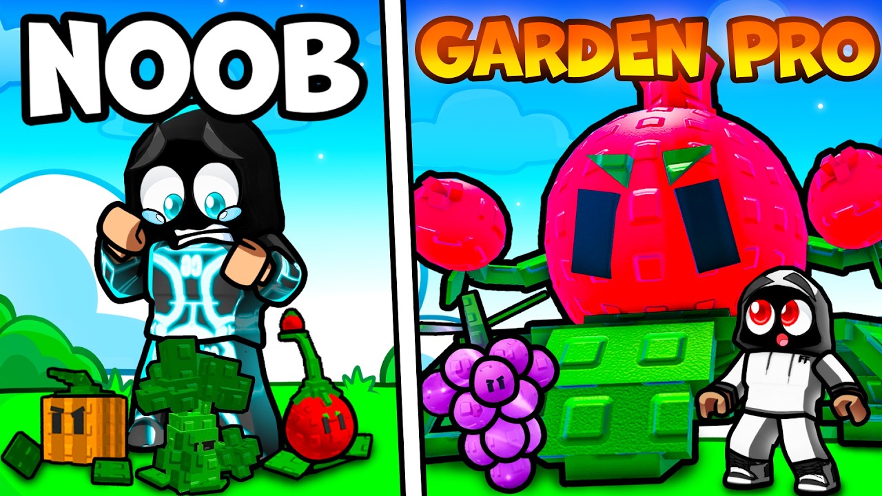 Мы прошли путь от новичка до профессионала в Roblox Garden Tower Defense!